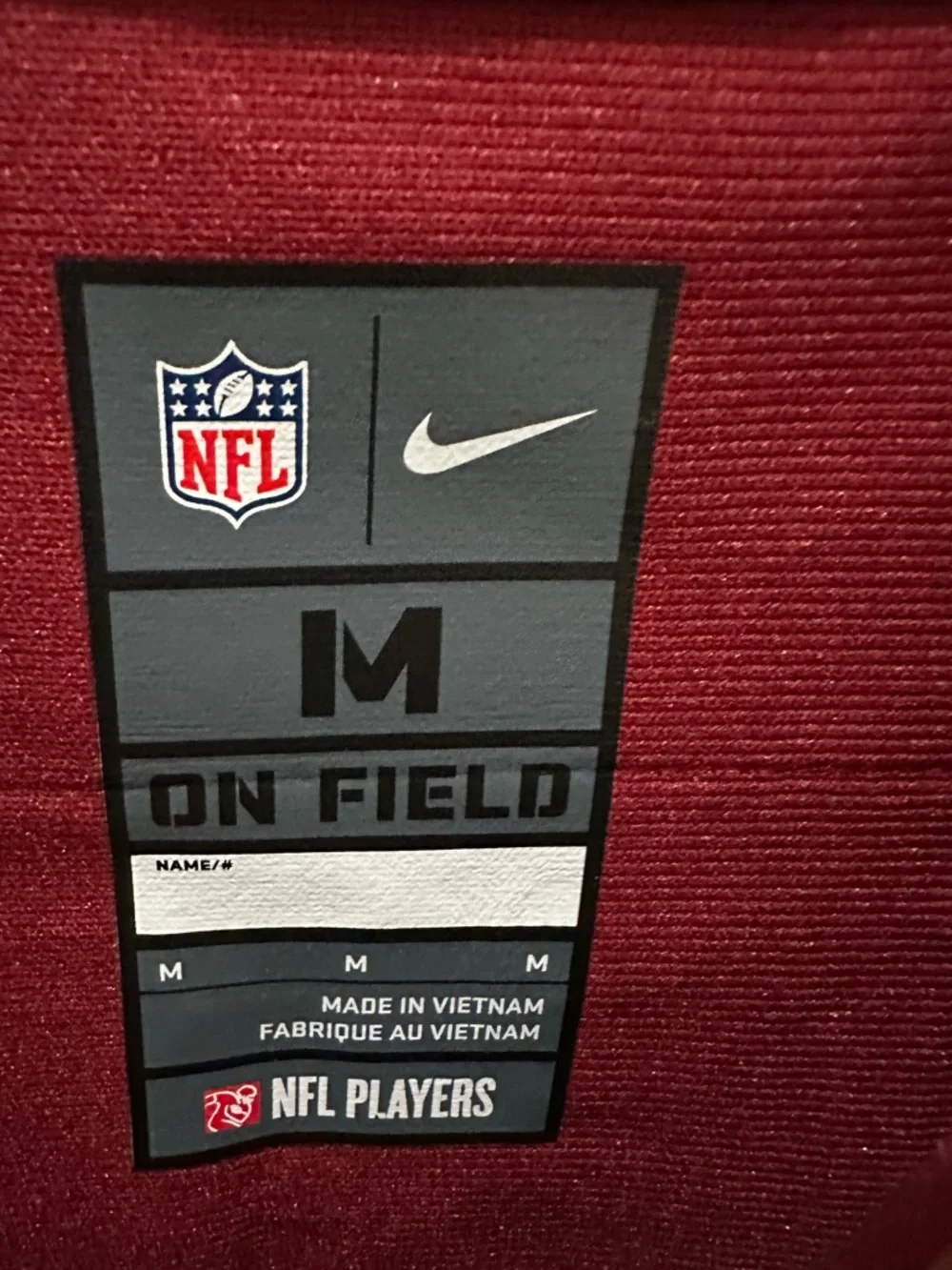 NIKE Washington commanders NFL Onfield Jersey GRIFFIN III #10 size Medium
